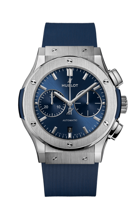 Classic Fusion Chronograph Titanium Blue 45mm