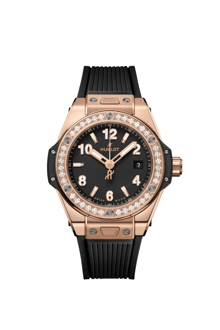 Big Bang One Click King Gold Diamonds 33mm